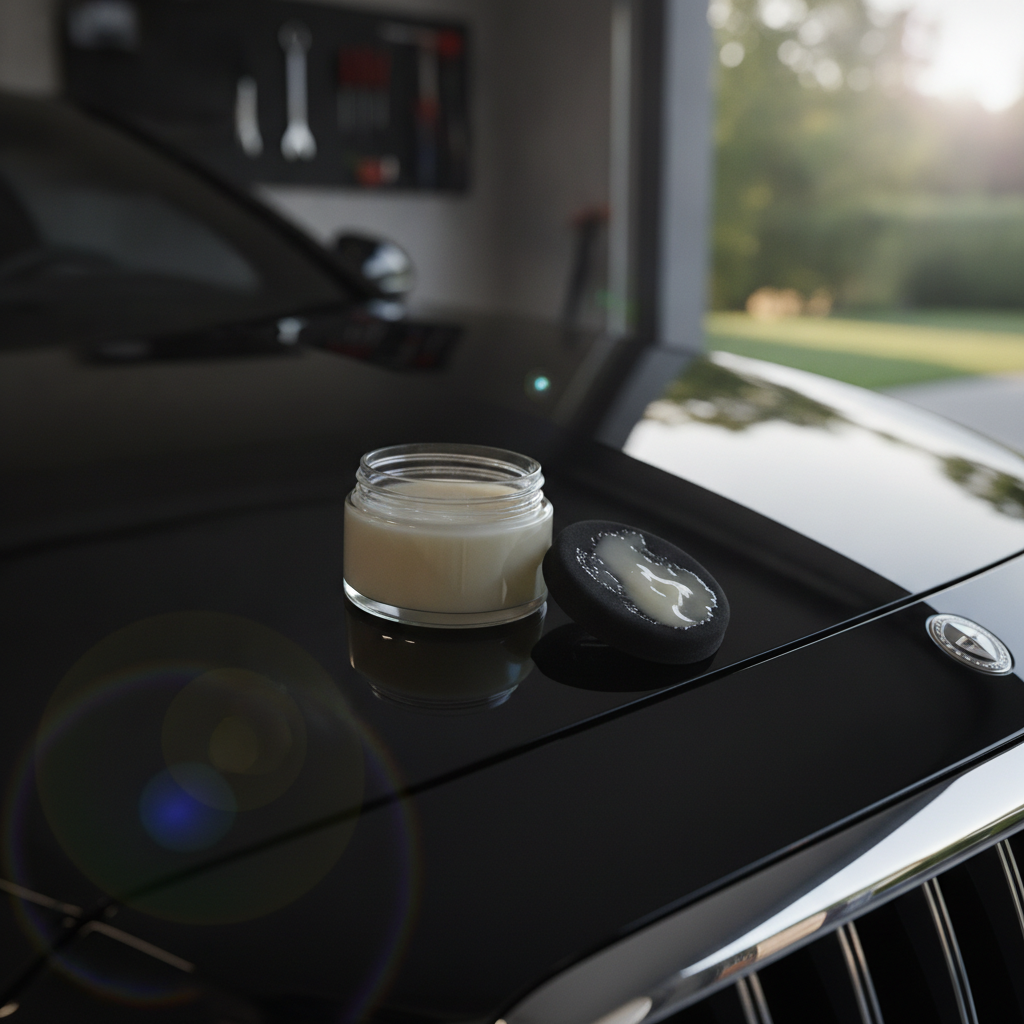 Car Wax - No Face and No Text
