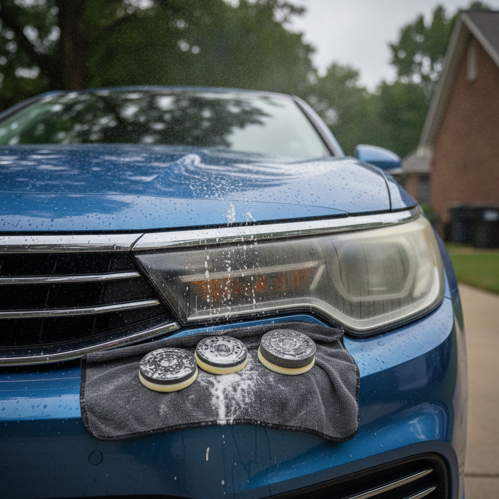 Headlight Restoration - No Face and No Text